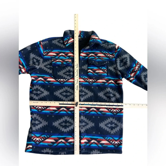 Apparel Collection Original Deluxe Supply Men’s Aztec Sherpa Shirt Jacket - Picture 5 of 5